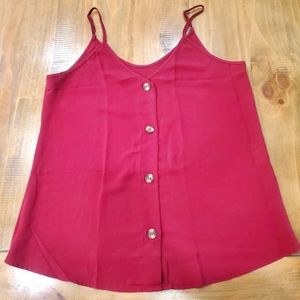 Tank with button detail